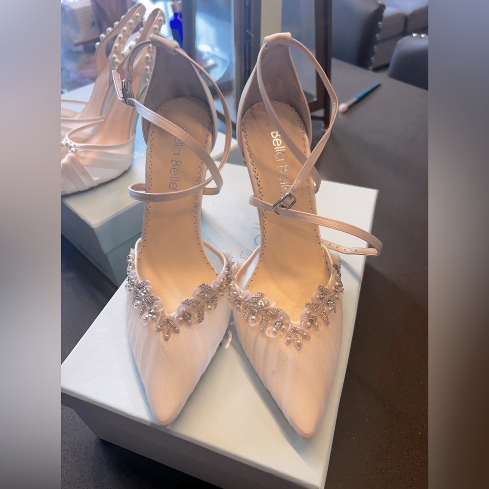 Bella Belle Helen Heels Ivory